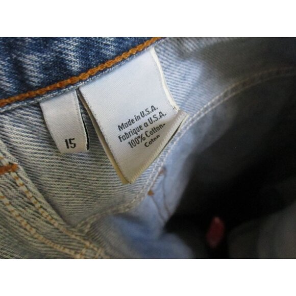 Calvin Klein Vintage Women's Jeans 15 34x30 1990's USA MADE Buttonfly Preppy Mom - Picture 3 of 7